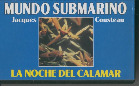 Video VHS: Jacques Cousteau: Mundo Submarino numero 09: La noche del calamar