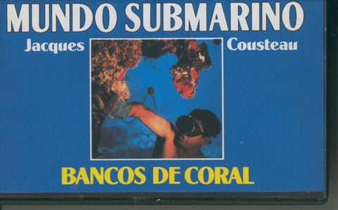 Video VHS: Jacques Cousteau: Mundo Submarino numero 31: Bancos de coral