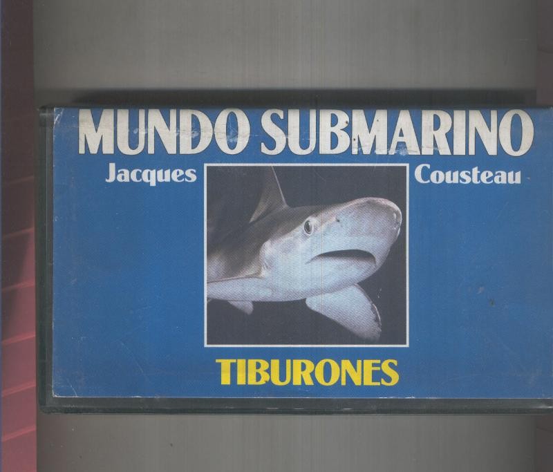 Video VHS: Jacques Cousteau: Mundo Submarino numero 01: Tiburones