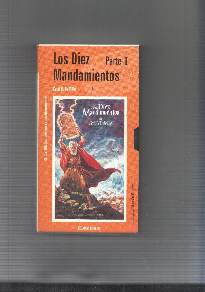 Video VHS: Los diez Mandamientos Parte I