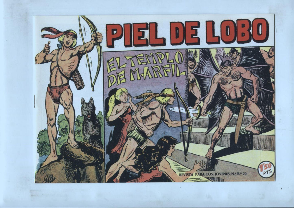Facsimil: Piel de Lobo numero 12: El templo de marfil