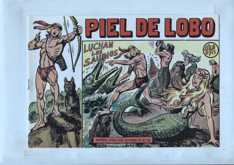 Facsimil: Piel de Lobo numero 15: Luchan los saurios