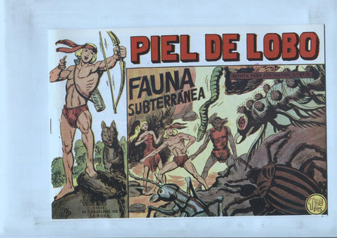Facsimil: Piel de Lobo numero 24: Fauna subterranea