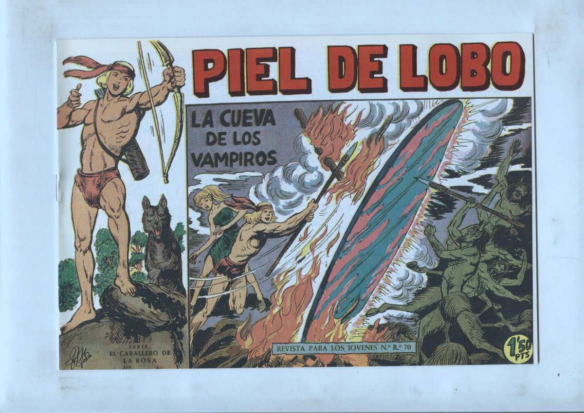 Facsimil: Piel de Lobo numero 27: La cueva de los vampiros