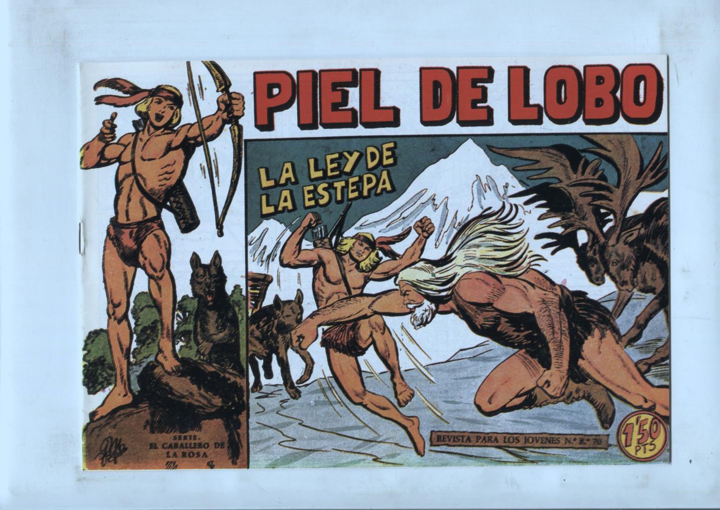Facsimil: Piel de Lobo numero 34: La ley de la estepa