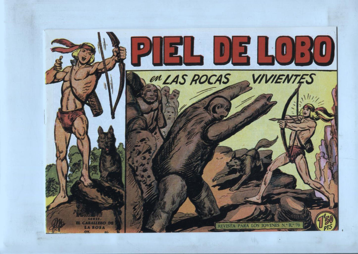 Facsimil: Piel de Lobo numero 35: Las rocas vivientes