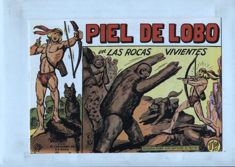 Facsimil: Piel de Lobo numero 35: Las rocas vivientes