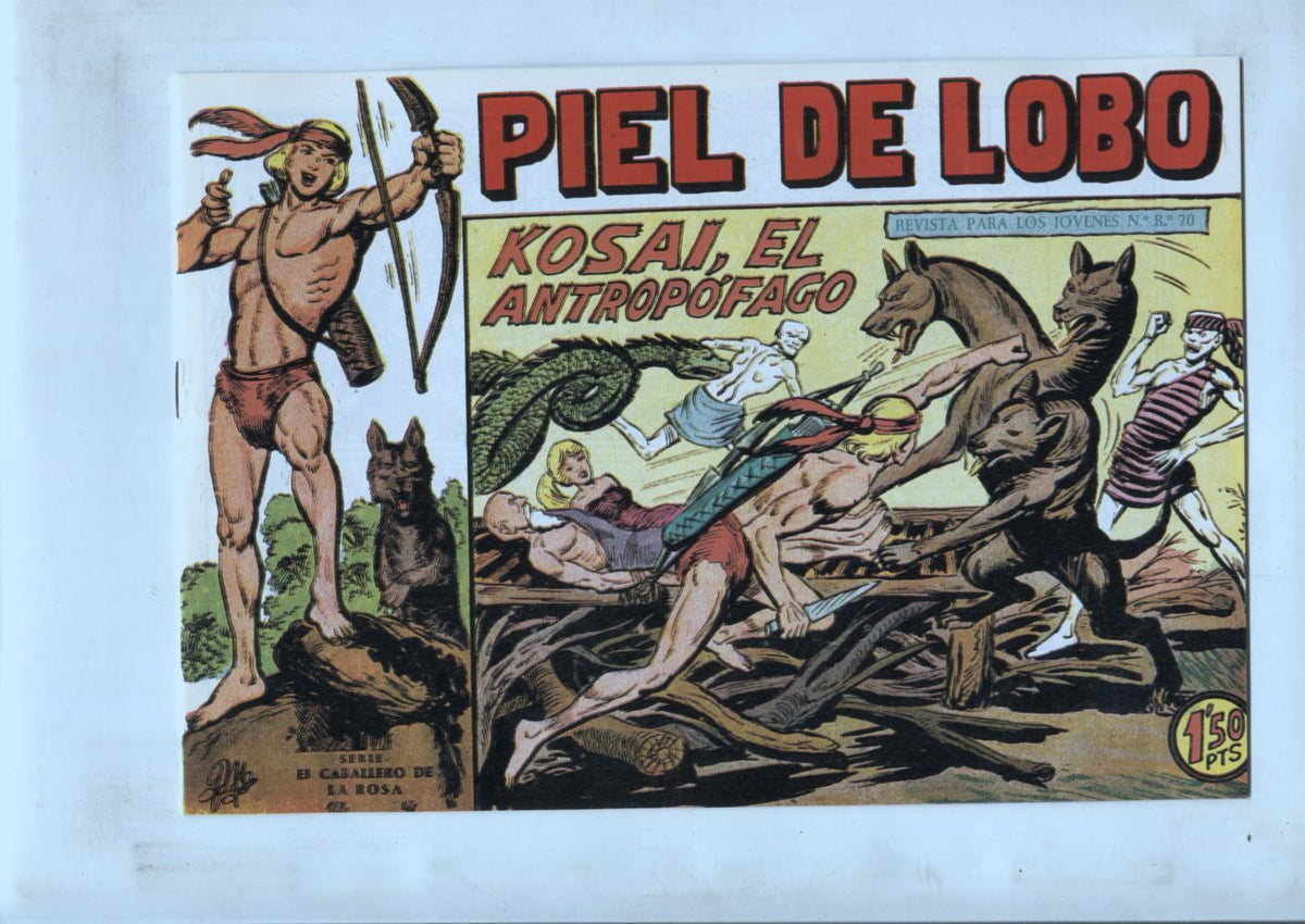 Facsimil: Piel de Lobo numero 37: Kosai el antropofago