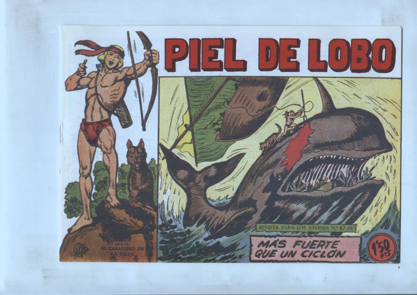 Facsimil: Piel de Lobo numero 39: Mas fuerte que un ciclon