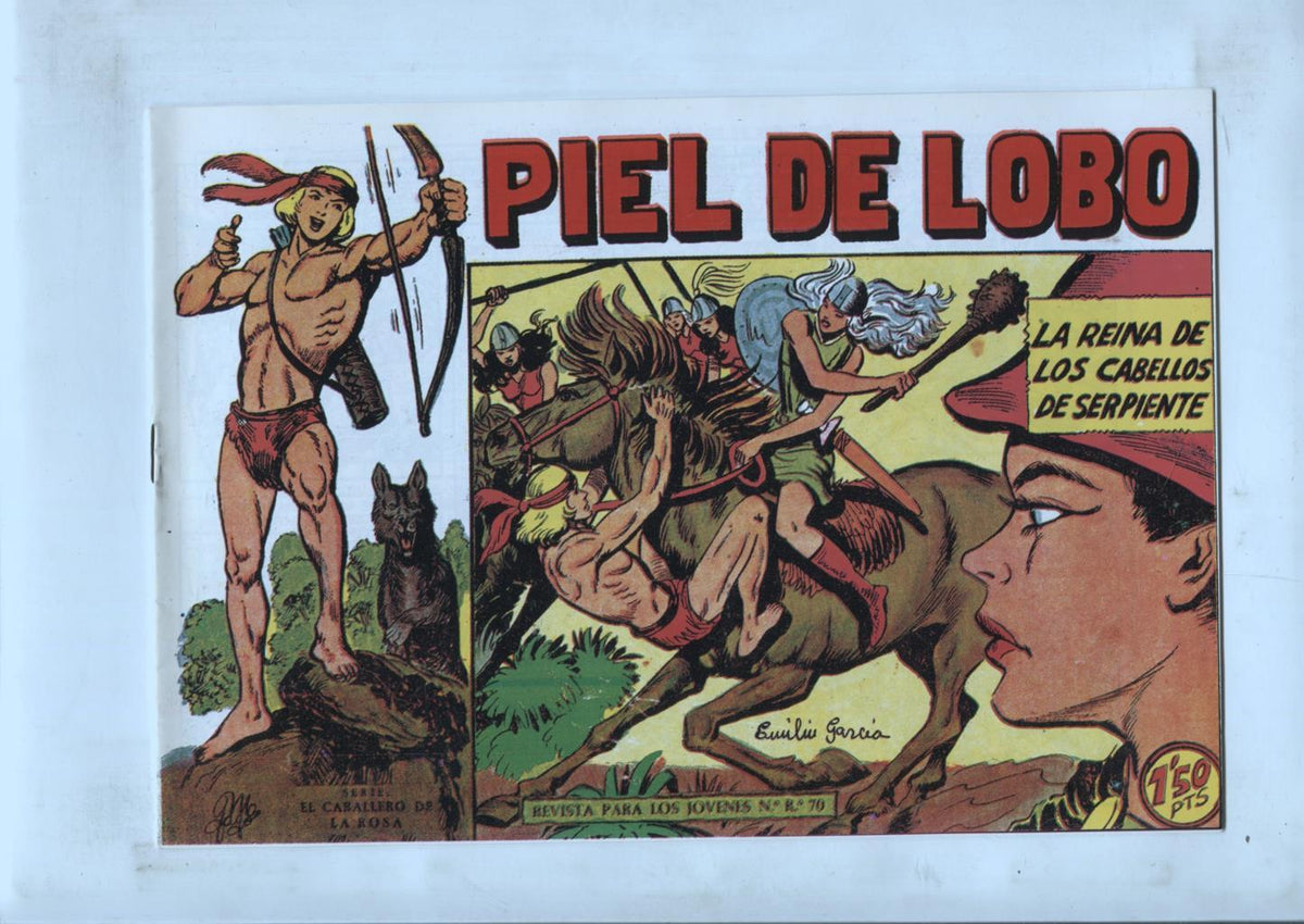 Facsimil: Piel de Lobo numero 49: La reina de los cabellos de serpiente