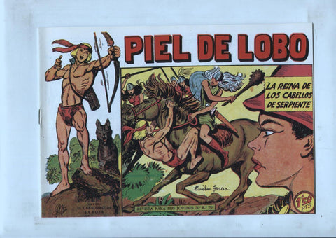 Facsimil: Piel de Lobo numero 49: La reina de los cabellos de serpiente