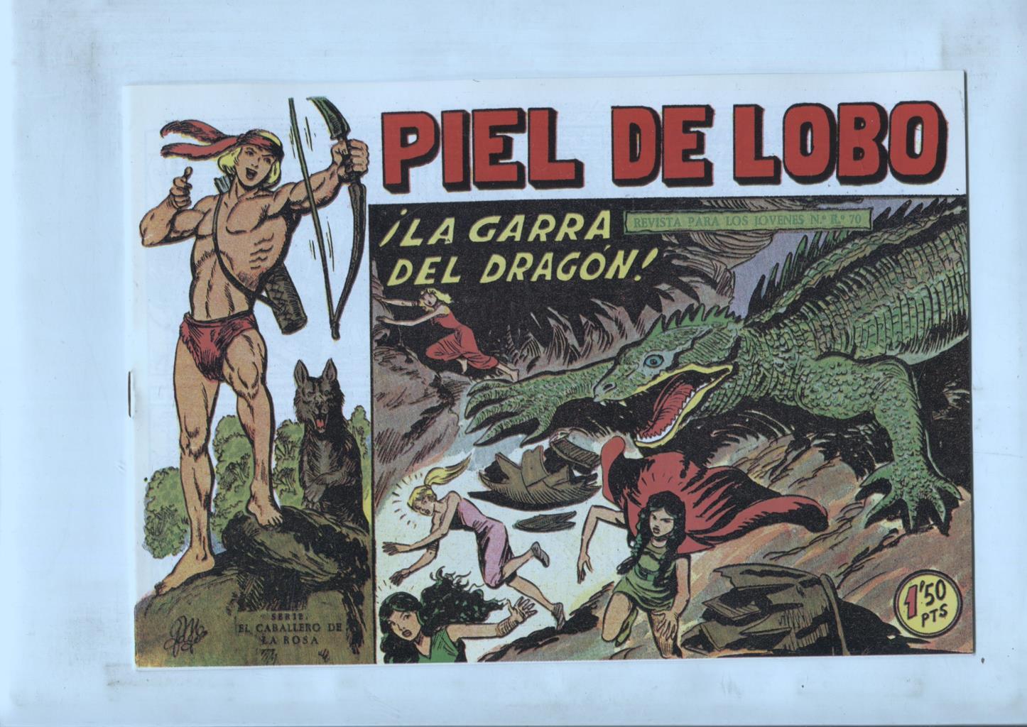 Facsimil: Piel de Lobo numero 54: La garra del dragon