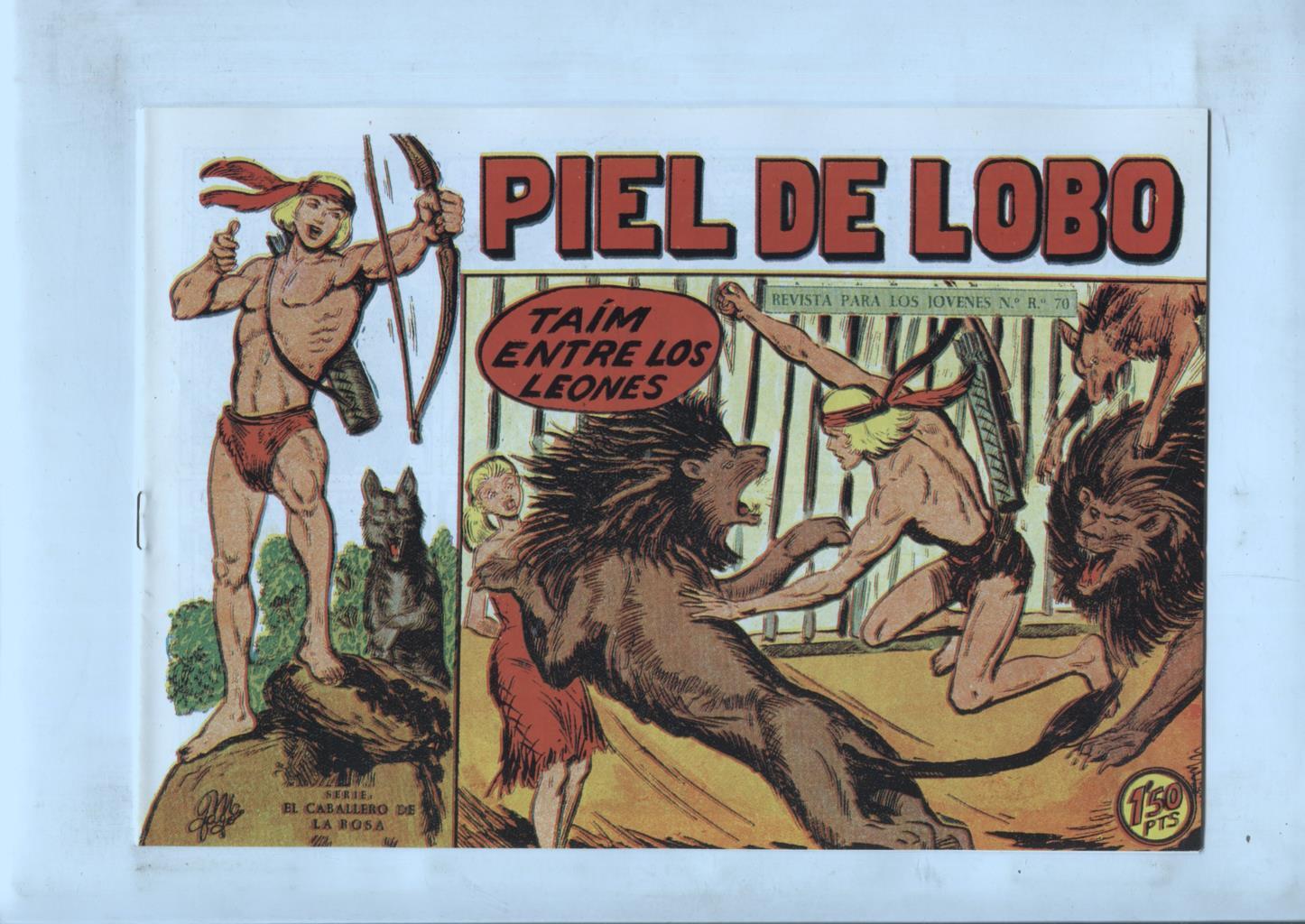 Facsimil: Piel de Lobo numero 66: Taim entre los leones