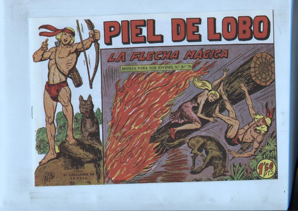 Facsimil: Piel de Lobo numero 71: La flecha magica