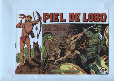 Facsimil: Piel de Lobo numero 75: Los piratas del bosque