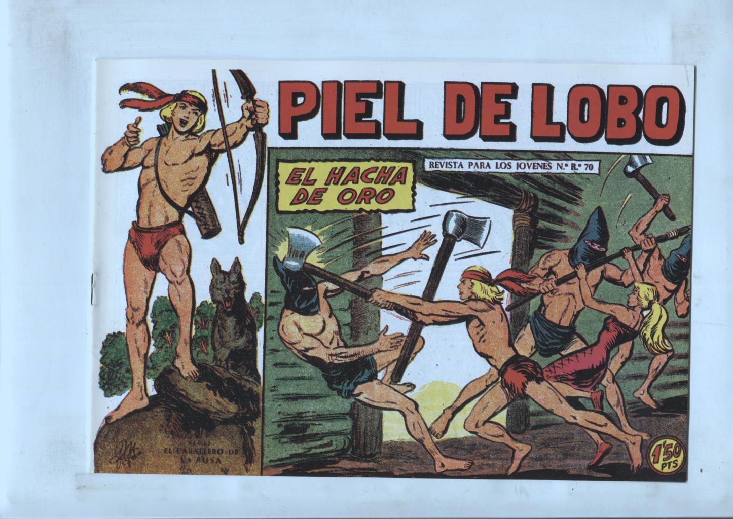 Facsimil: Piel de Lobo numero 77: El hacha de oro