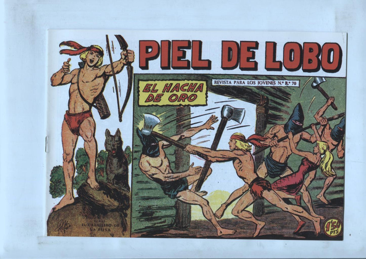 Facsimil: Piel de Lobo numero 77: El hacha de oro