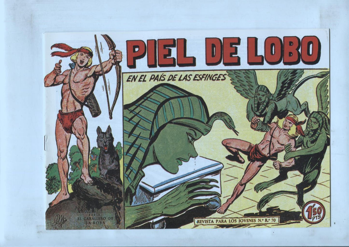 Facsimil: Piel de Lobo numero 80: En el pais de las esfinges
