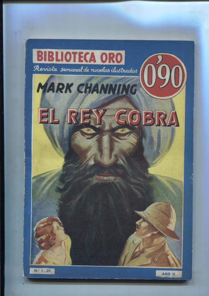 Biblioteca Oro Azul de 0,90 cts numero 1-29: El rey cobra