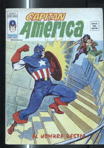 Vertice: Capitan America volumen 3 numero 11: (numerado 2 en trasera)