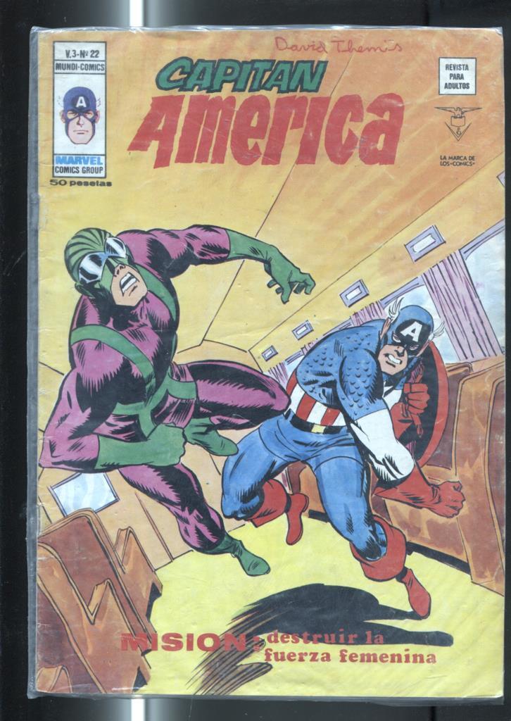 Vertice: Capitan America volumen 3 numero 22: Mision destruir la fuerza femenina