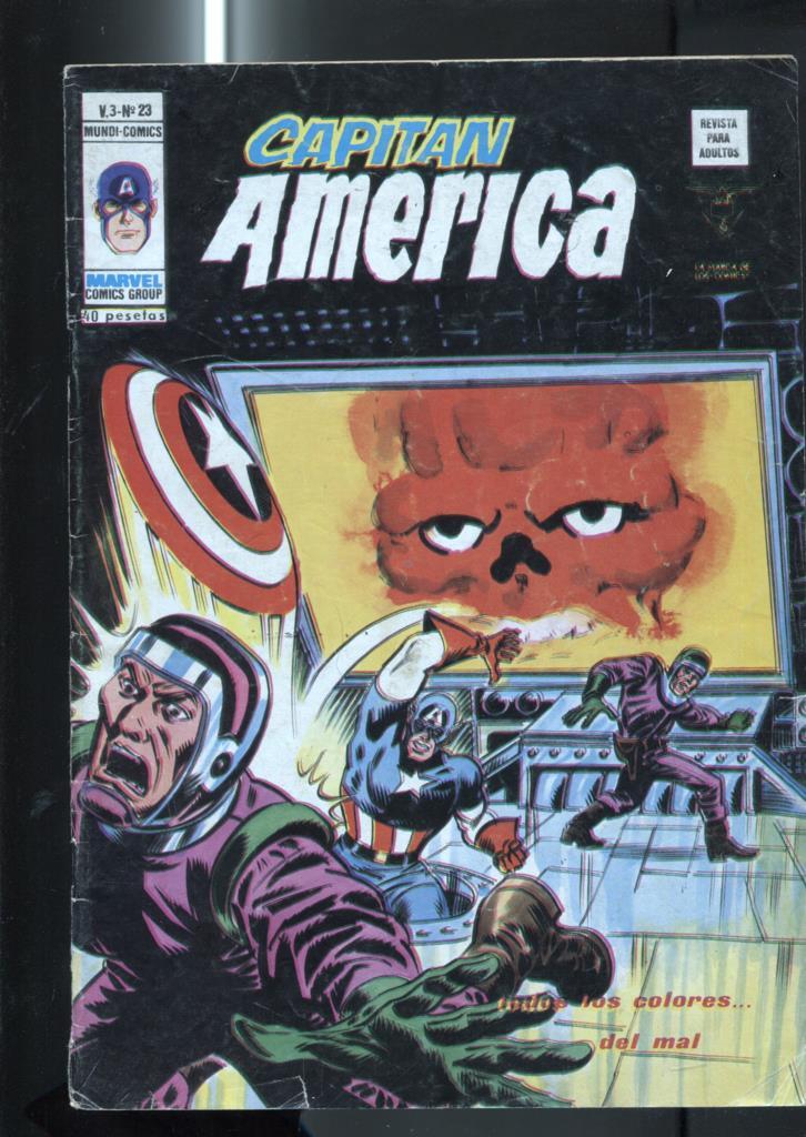 Vertice: Capitan America volumen 3 numero 23: Todos los colores del mal