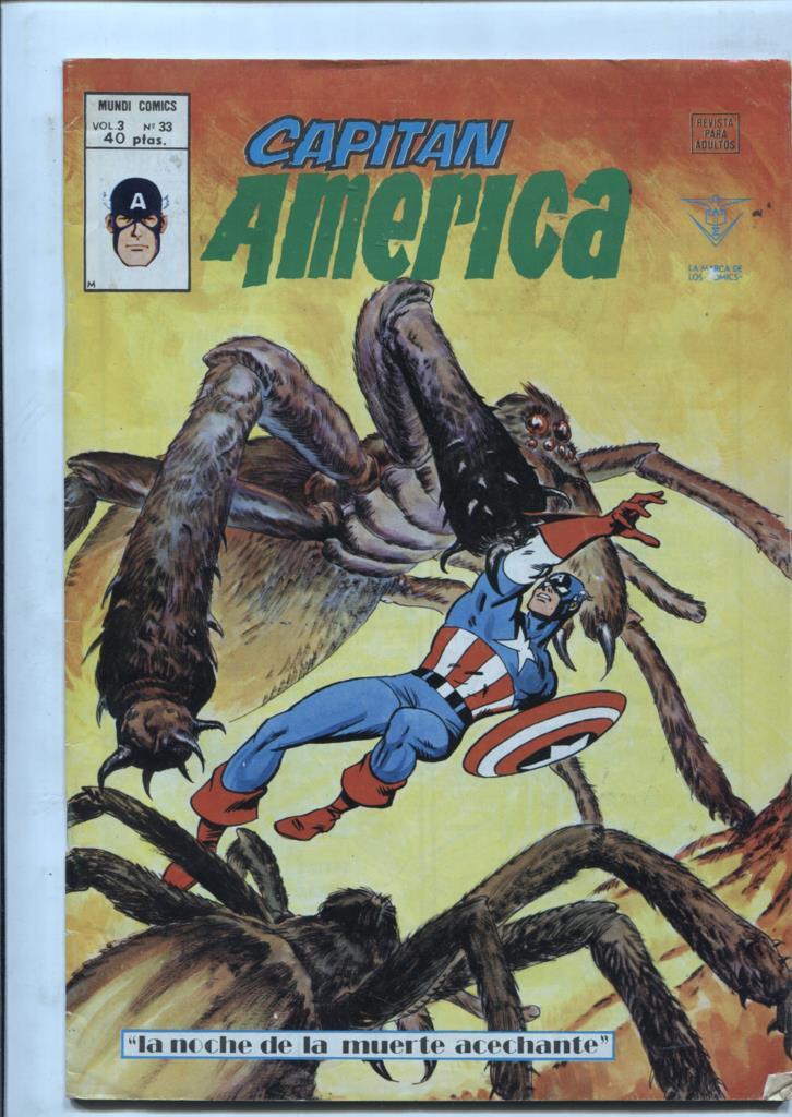 Vertice: Capitan America volumen 3 numero 33: La noche de la muerte acechante