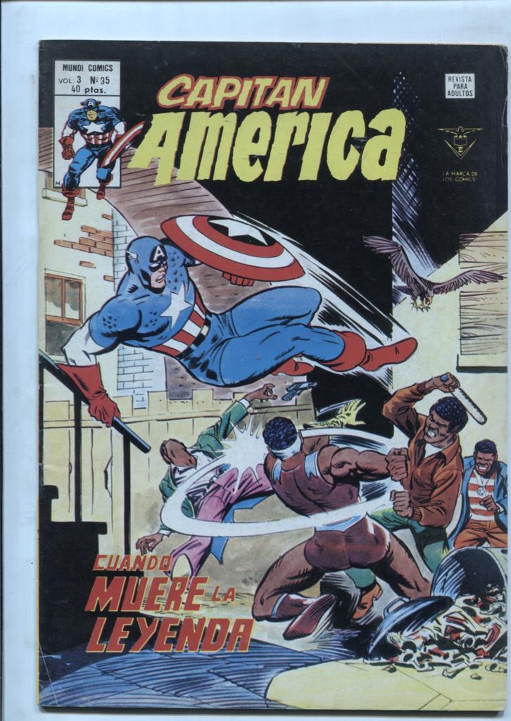 Vertice: Capitan America volumen 3 numero 35: (numerado 1 en trasera)