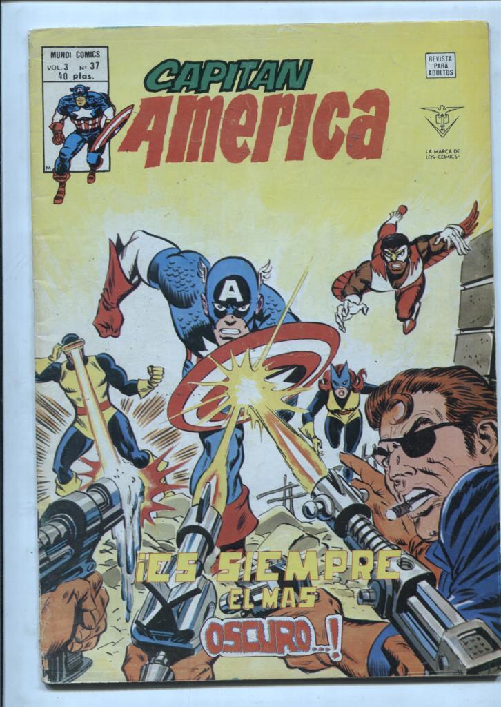 Vertice: Capitan America volumen 3 numero 37: Es siempre el mas oscuro