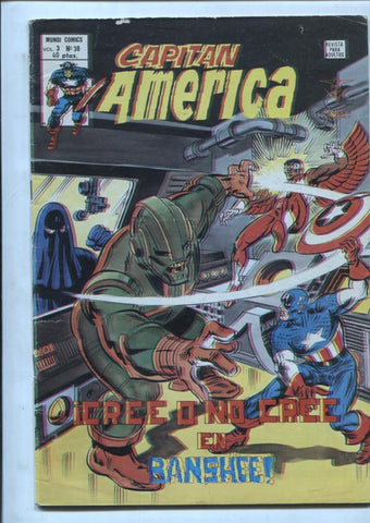 Vertice: Capitan America volumen 3 numero 38: crees o no crees (cubierta fuera de registro)