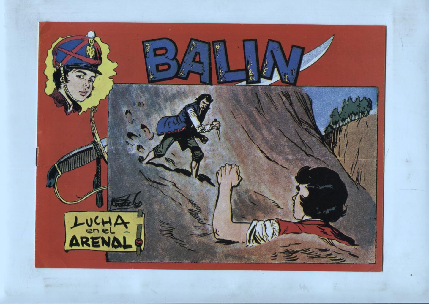 Facsimil: Balin numero 28: Lucha en el arenal