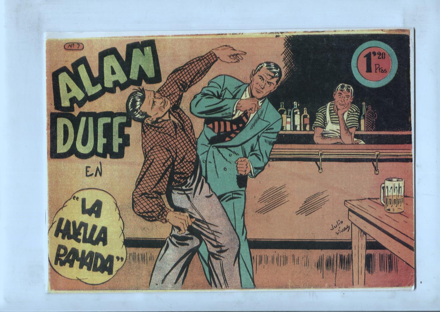 Facsimil: Alan Duff numero 07: La huella rayada