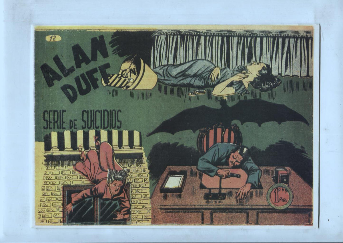 Facsimil: Alan Duff numero 12: Serie de suicidios