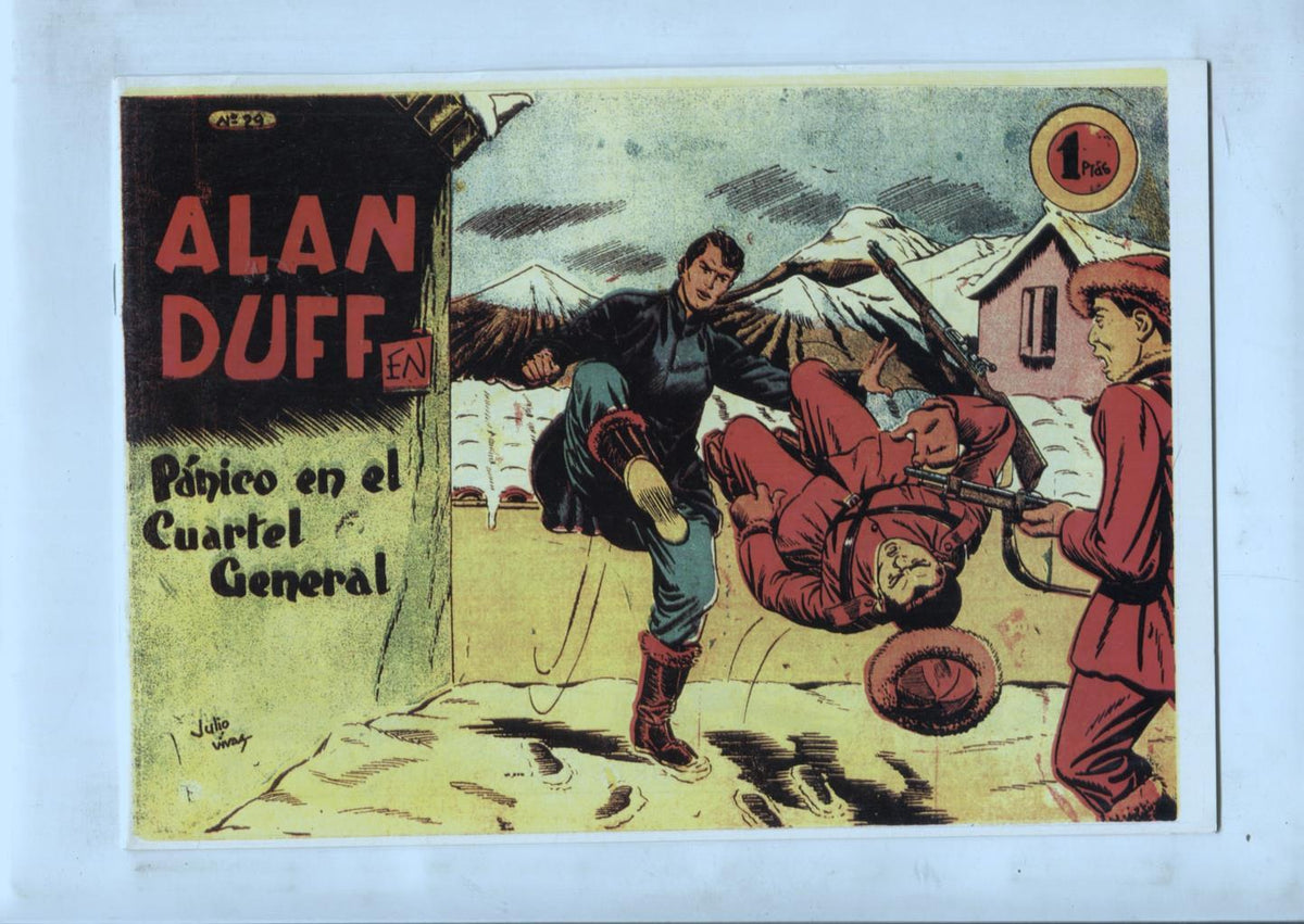 Facsimil: Alan Duff numero 29: Panico en el cuartel general
