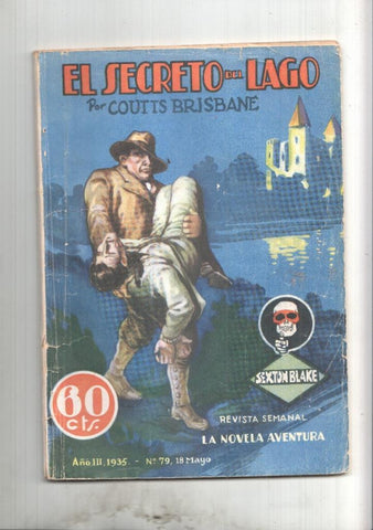 La novela aventura numero 079: Sexton Blake: El secreto del lago