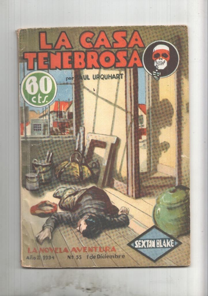 La novela aventura numero 055: Sexton Blake: La casa tenebrosa (the building estate murder)