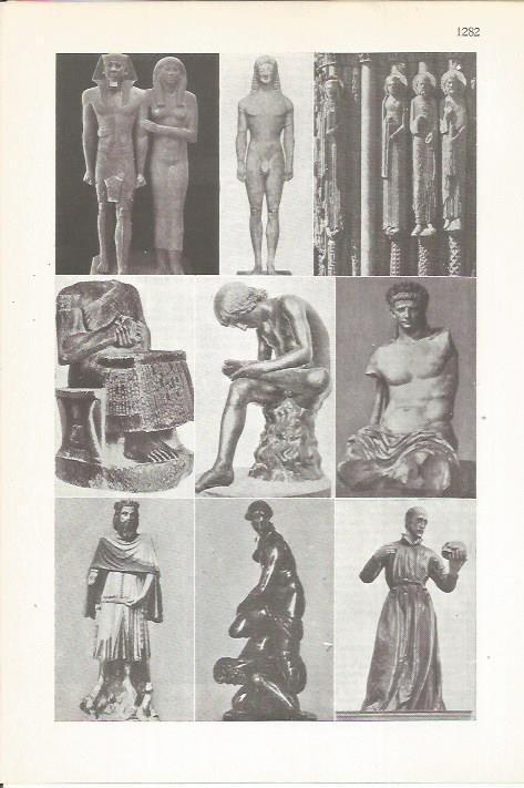 LAMINA 22440: Ejemplos de escultura de diferentes epocas