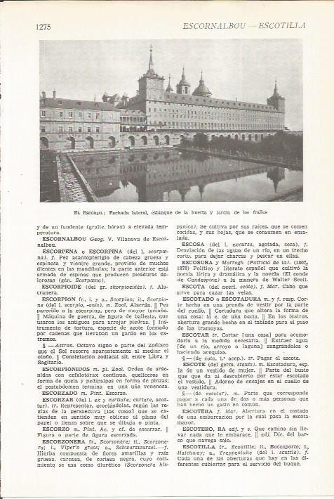 LAMINA 22436: El Escorial