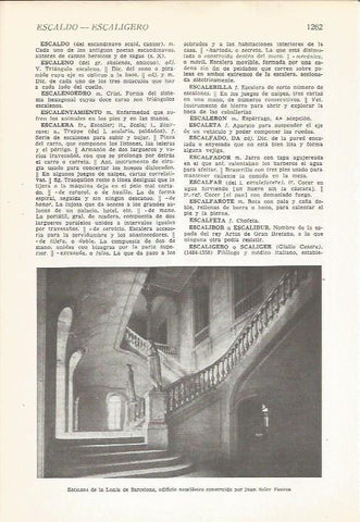 LAMINA 22433: Escalera de la Lonja de Barcelona