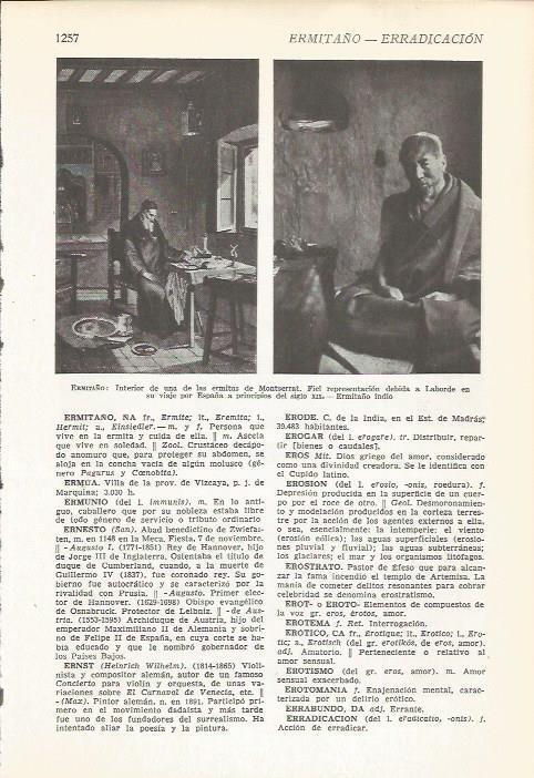LAMINA 22432: Ermitaño de Montserrat y de la India