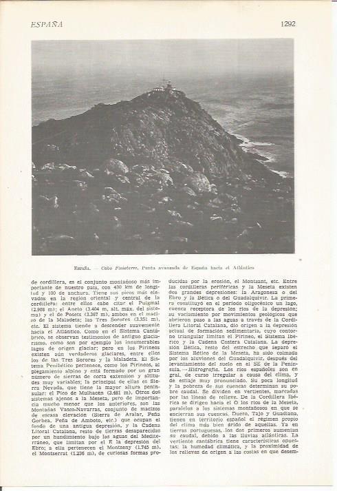 LAMINA 22444: Cabo Finisterre