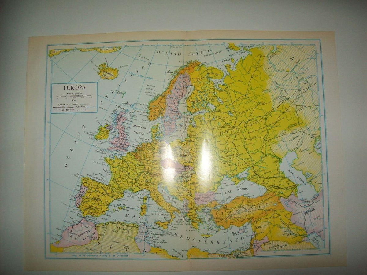 LAMINA 22457: Mapa de Europa