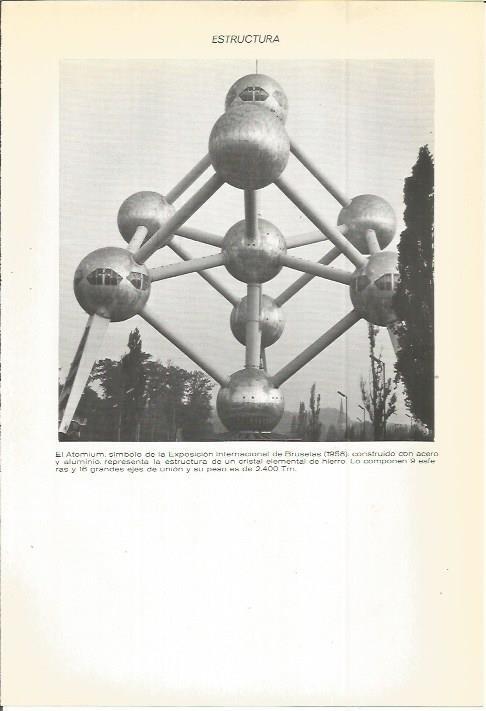 LAMINA 22455: El Atomium de Bruselas