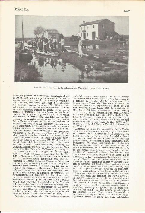 LAMINA 22452: Embarcadero en la Albufera de Valencia