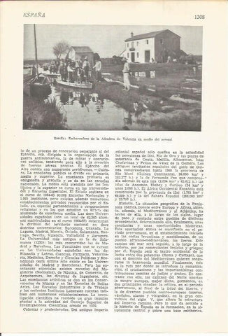 LAMINA 22452: Embarcadero en la Albufera de Valencia