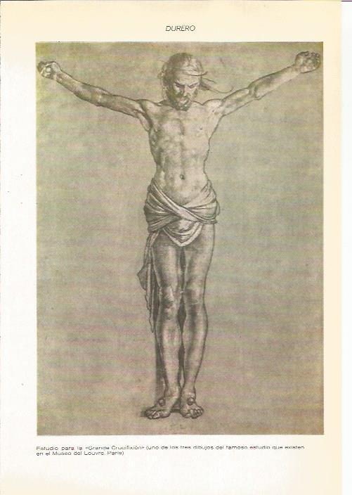 LAMINA 22418: Estudio para la Grande Crucifixion, por Durero