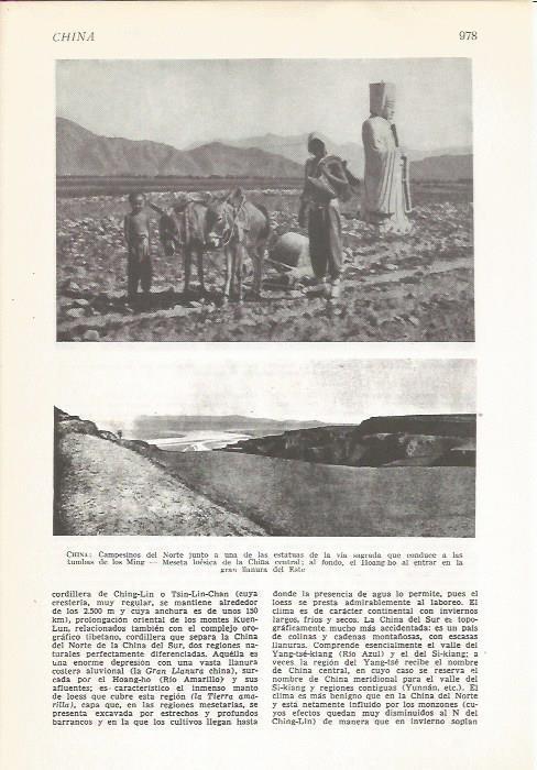 LAMINA 22384: Campesinos de China