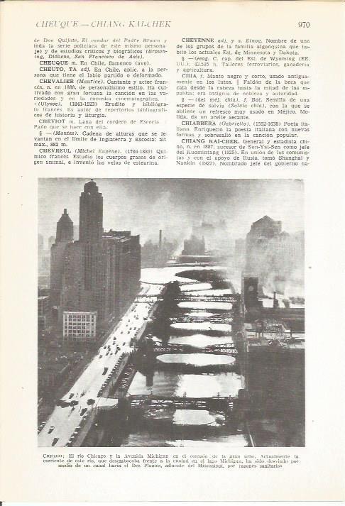 LAMINA 22382: Vista de Chicago