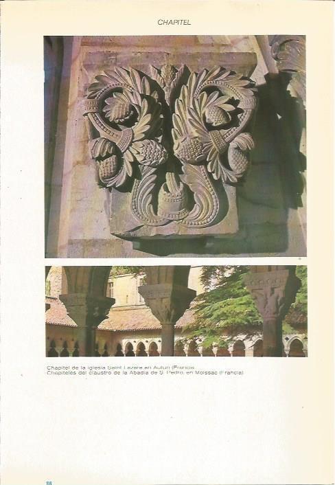 LAMINA 22378: Capitel de la iglesia de Saint Lazare en Autun, Francia