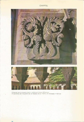 LAMINA 22378: Capitel de la iglesia de Saint Lazare en Autun, Francia